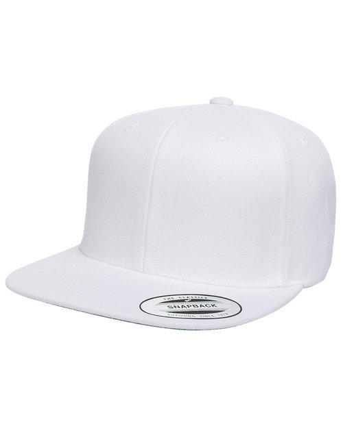 Yupoong - Adult 6-Panel Structured Flat Visor Classic Snapback